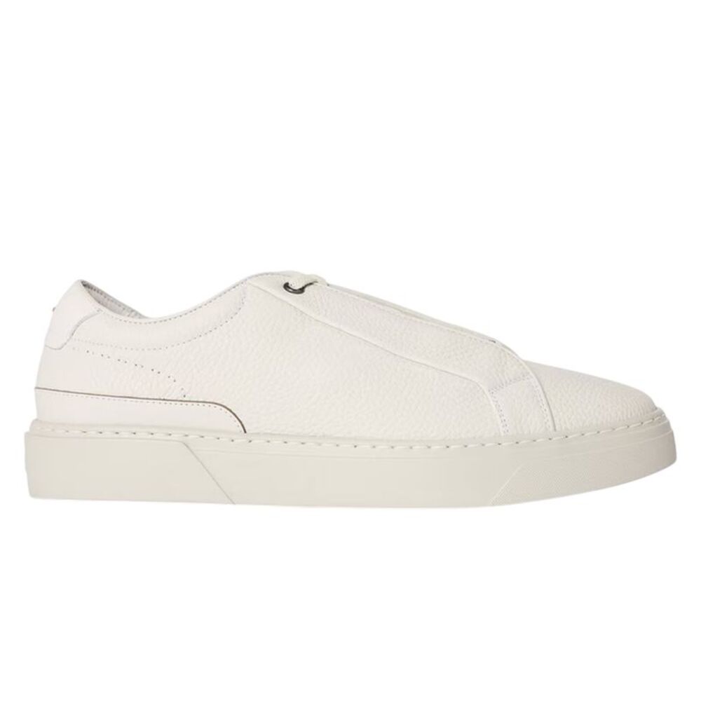 Boss Mens Gary Leather Sneakers / White